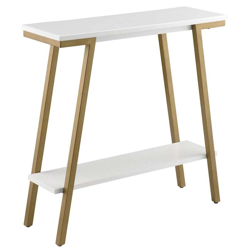 Konsola do przedpokoju Leick Home, metal i drewno