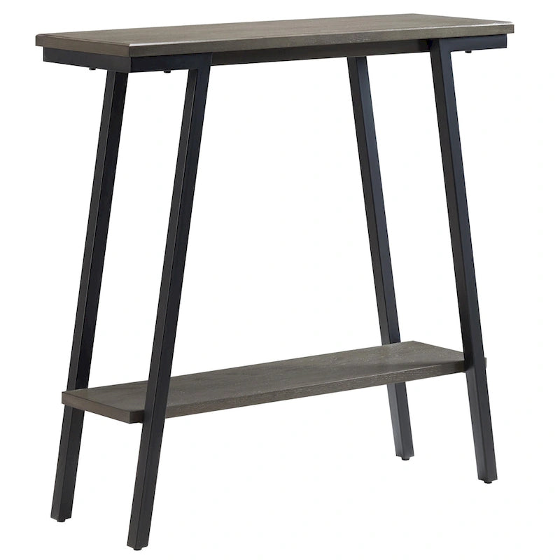 Konsola do przedpokoju Leick Home, metal i drewno