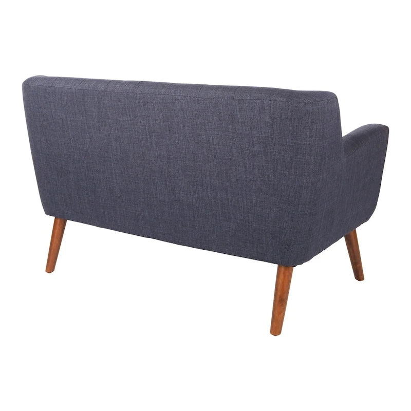 Causeuse en tissu à dossier capitonné Balestrand Mid-century de Carson Carrington - S.O.