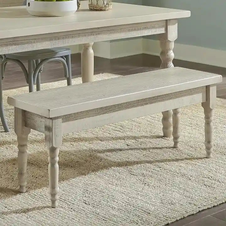 Ławka do jadalni z litego drewna Grain Wood Furniture Valerie