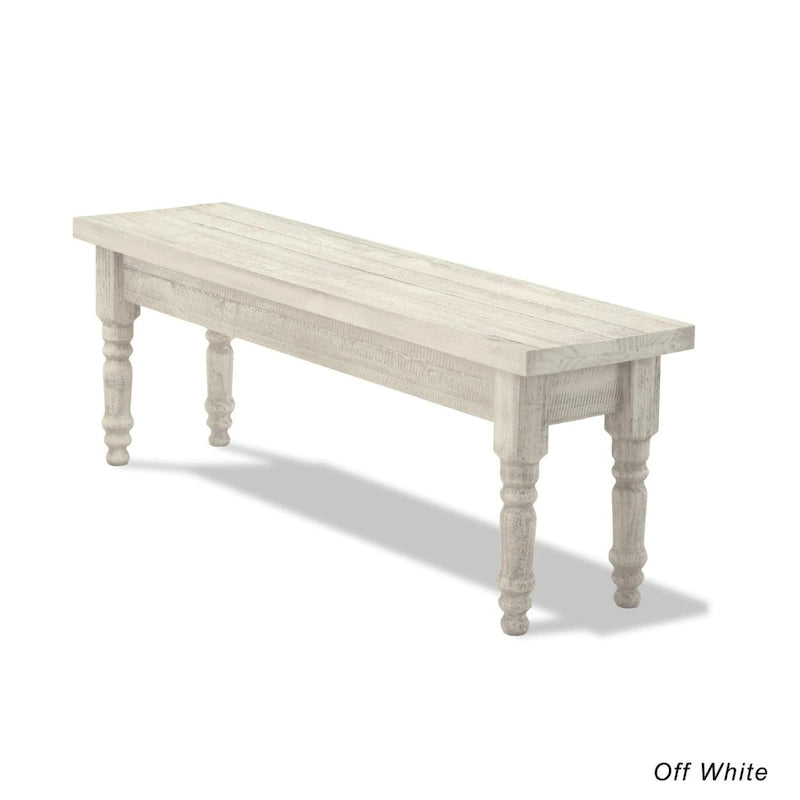 Ławka do jadalni z litego drewna Grain Wood Furniture Valerie