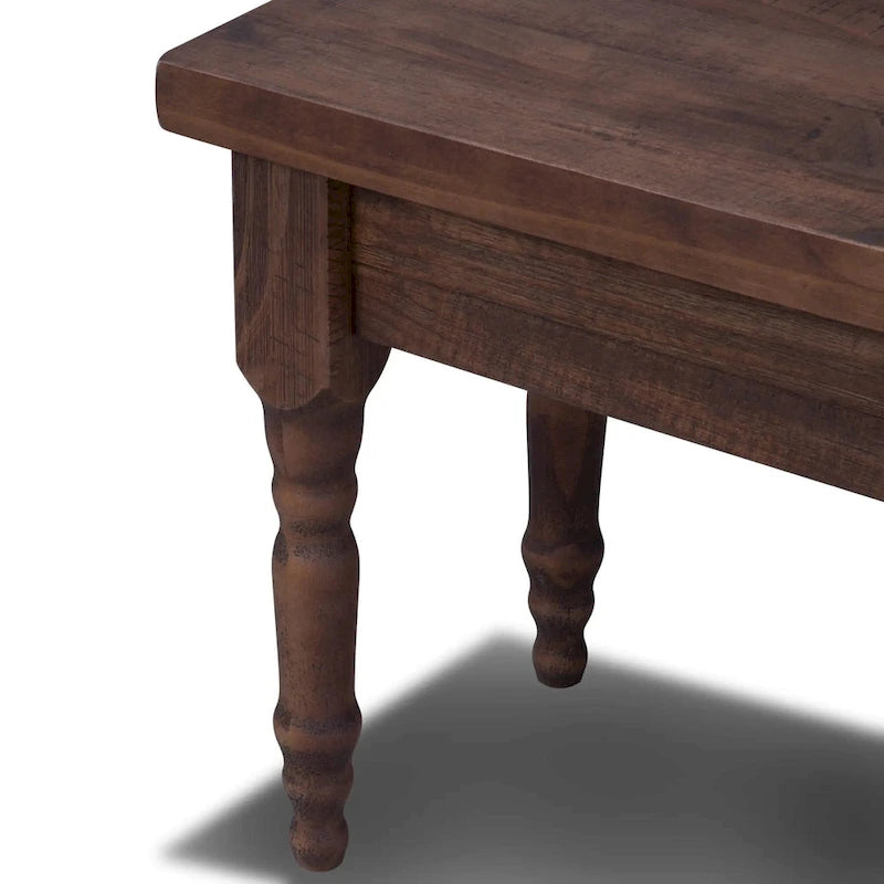 Ławka do jadalni z litego drewna Grain Wood Furniture Valerie