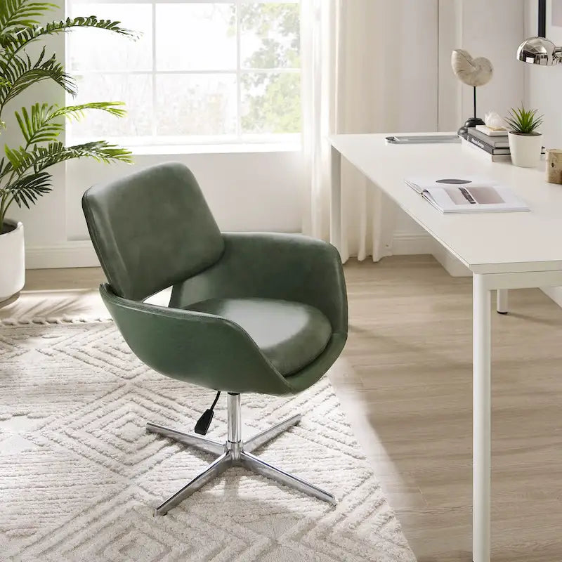 Fauteuil de bureau moderne pivotant et réglable Art Leon