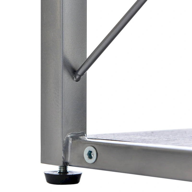 Étagère d'angle en forme de L à 7 niveaux