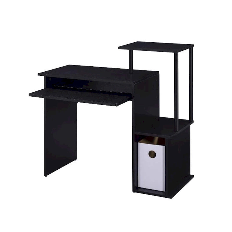 Bureau d'ordinateur en bois avec tiroir à clavier