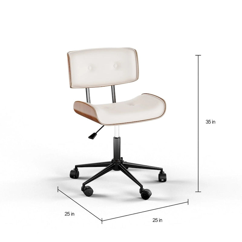 Chaise de bureau moderne simple Carson Carrington Leksand Mid-century