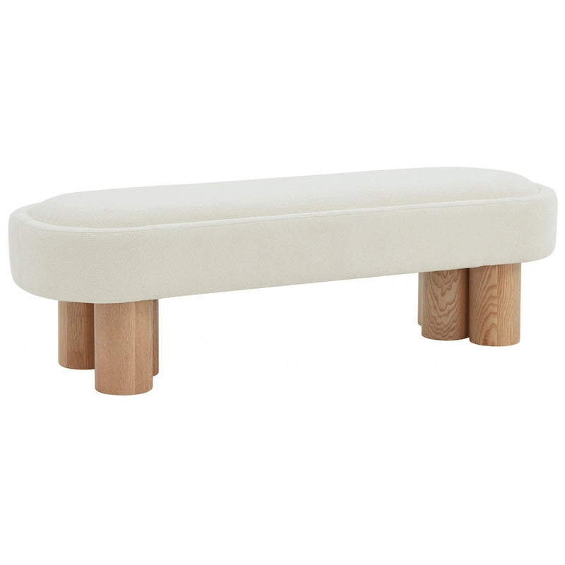 Banc Boucle Faina SAFAVIEH Couture - 152 cm L x 48 cm P x 46 cm H - 152Lx48Px46H
