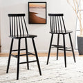 SAFAVIEH Texie Tabouret de bar de ferme à broche 76,2 cm (Lot de 2) - 19,3 x 20,9 x 44,2 - 19Lx21Px45H