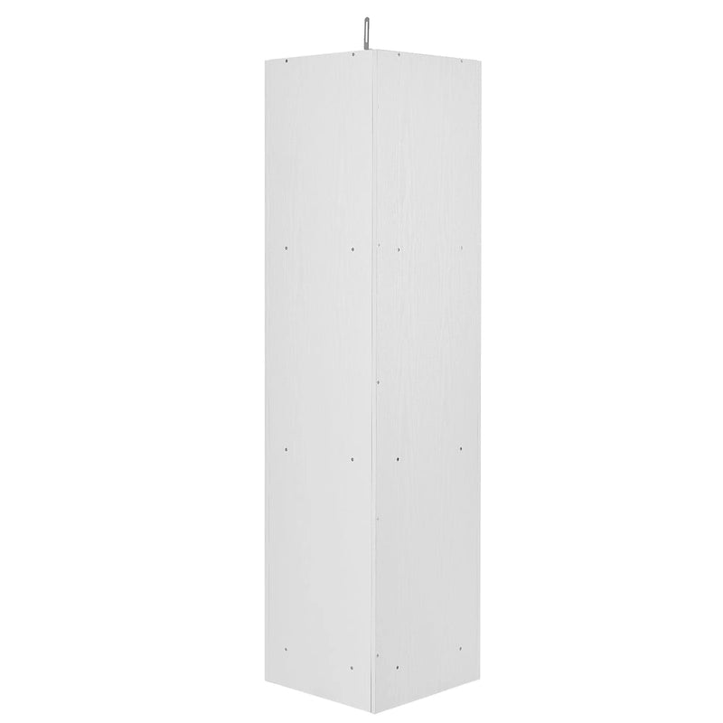 Meuble de salle de bain autoportant haut Nestfair, meuble de rangement d'angle avec portes et étagères réglables