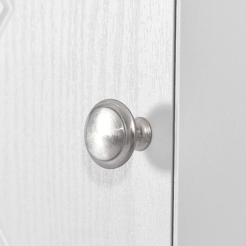 Meuble de salle de bain autoportant haut Nestfair, meuble de rangement d'angle avec portes et étagères réglables
