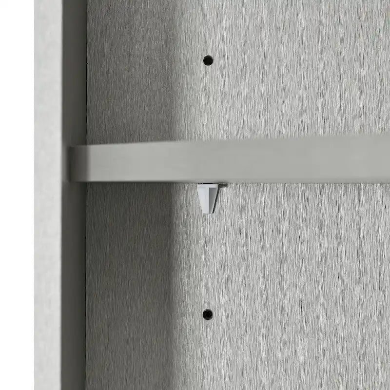 Meuble de salle de bain autoportant haut Nestfair, meuble de rangement d'angle avec portes et étagères réglables