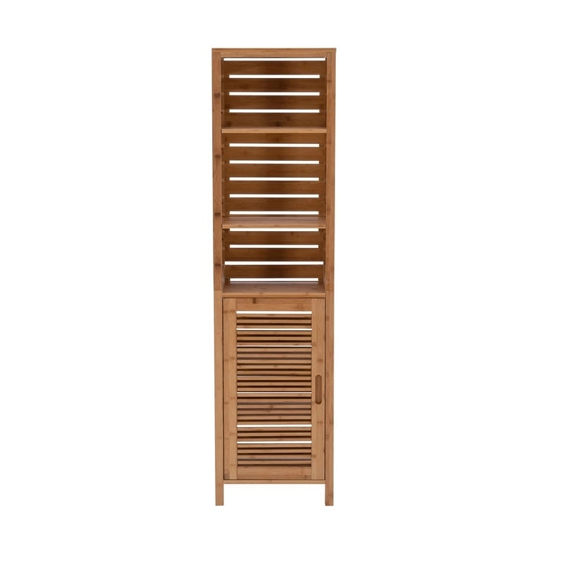 Wysoka szafka bambusowa Bracken