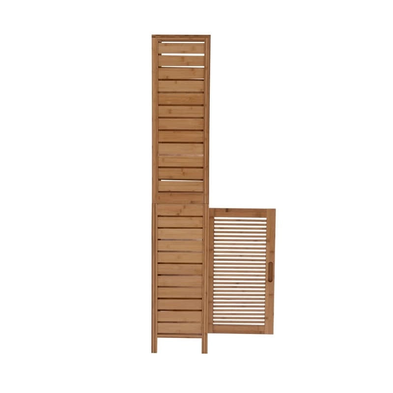 Wysoka szafka bambusowa Bracken