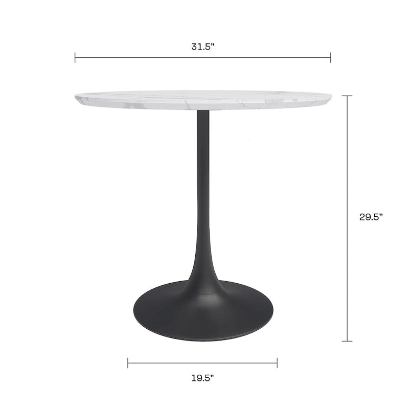 Table de café Jamesdar Kurv 31,5 de style Mid-Century Modern