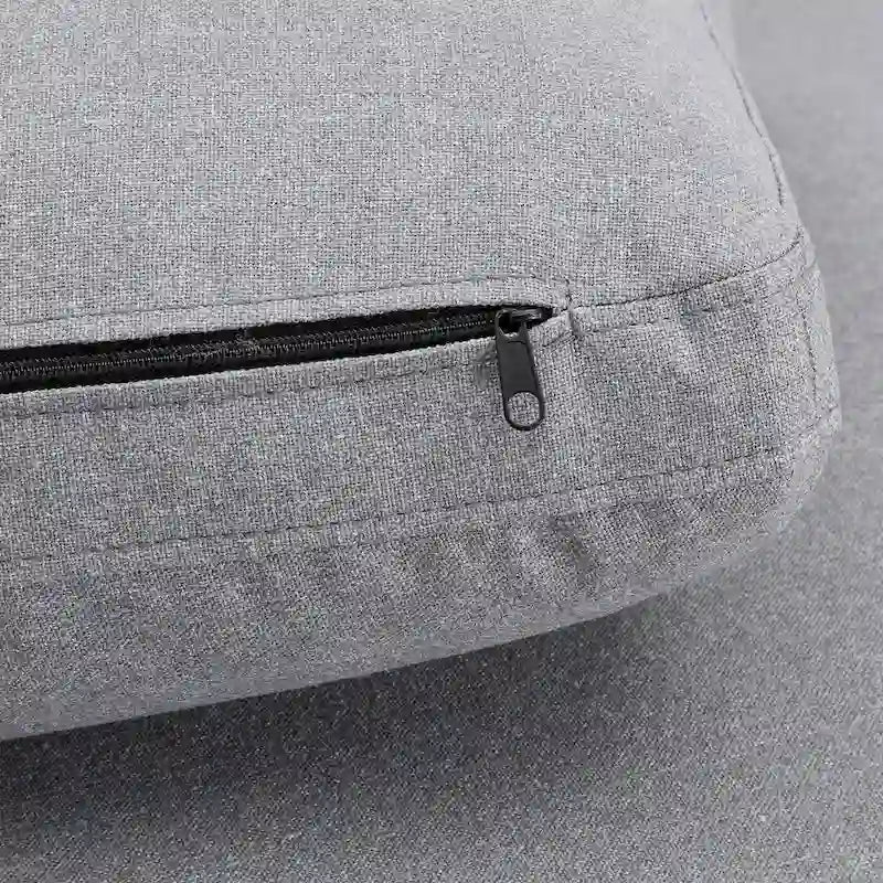 Sofa sekcyjna w kształcie litery U „Anka Grey Linen Down Fill” firmy iNSPIRE Q Modern