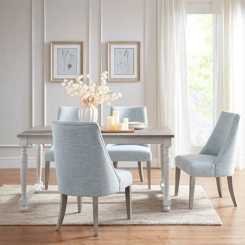 Martha Stewart Winfield, zestaw 2 tapicerowanych krzeseł do jadalni