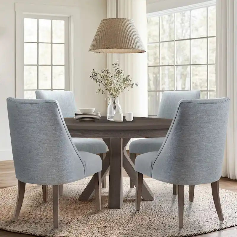 Martha Stewart Winfield, zestaw 2 tapicerowanych krzeseł do jadalni
