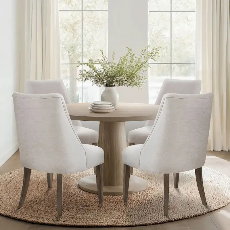 Martha Stewart Winfield, zestaw 2 tapicerowanych krzeseł do jadalni