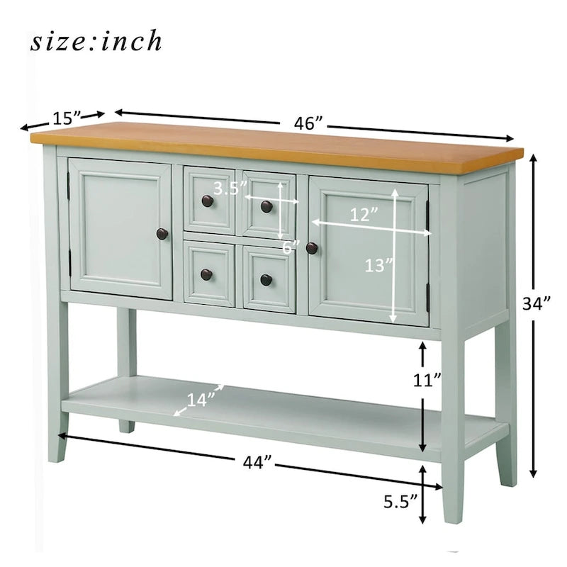 Stolik konsolowy Copper Grove Polten
