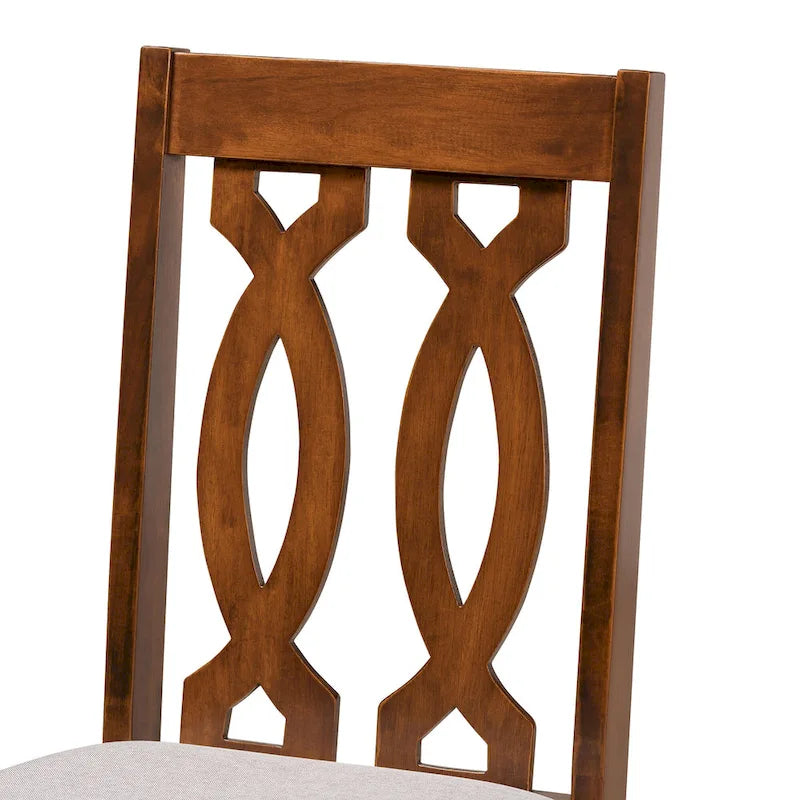 Ensemble de 2 chaises de salle à manger Cherese modernes et contemporaines