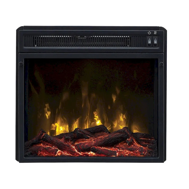 Meuble TV cheminée Cottonwood pour TV jusqu'à 55 pouces, pin Ashland – 47,5 pouces de largeur