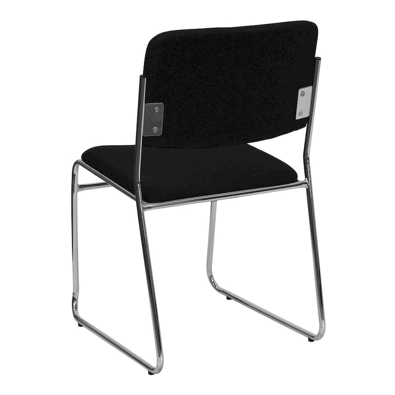 Chaise empilable haute densité d'une capacité de 227 kg avec piètement luge