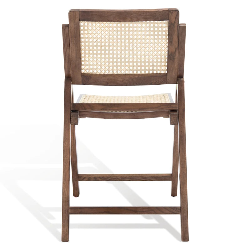 Chaise pliante de salle à manger SAFAVIEH Couture Reinalda Cane (lot de 2) - 45,7 cm L x 58,4 cm P x 83,8 cm H - 45,7Lx58,4Px83,8H