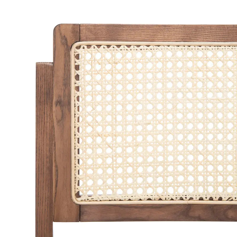Chaise pliante de salle à manger SAFAVIEH Couture Reinalda Cane (lot de 2) - 45,7 cm L x 58,4 cm P x 83,8 cm H - 45,7Lx58,4Px83,8H