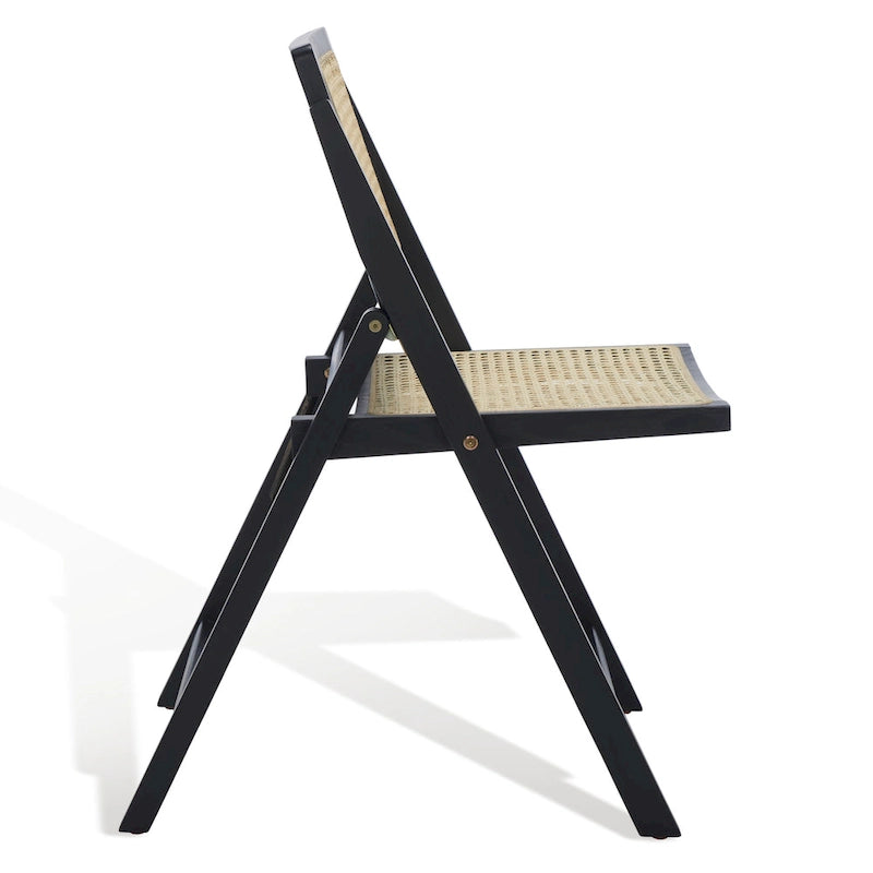 Chaise pliante de salle à manger SAFAVIEH Couture Reinalda Cane (lot de 2) - 45,7 cm L x 58,4 cm P x 83,8 cm H - 45,7Lx58,4Px83,8H