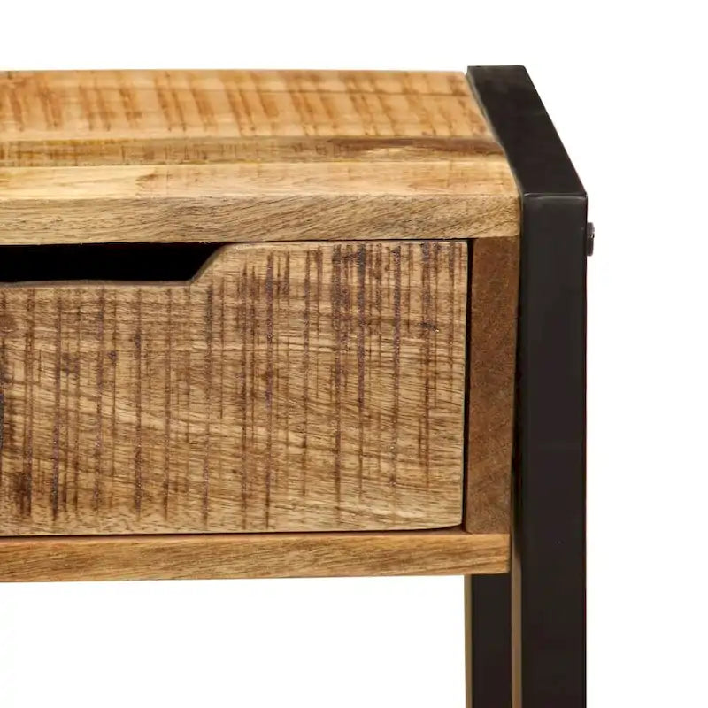 vidaXL Buffet avec 3 tiroirs 110x35x75 cm Bois de manguier massif