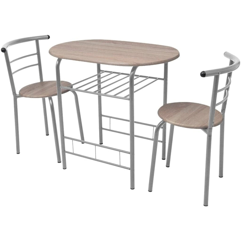 vidaXL Ensemble table de bar et chaises MDF