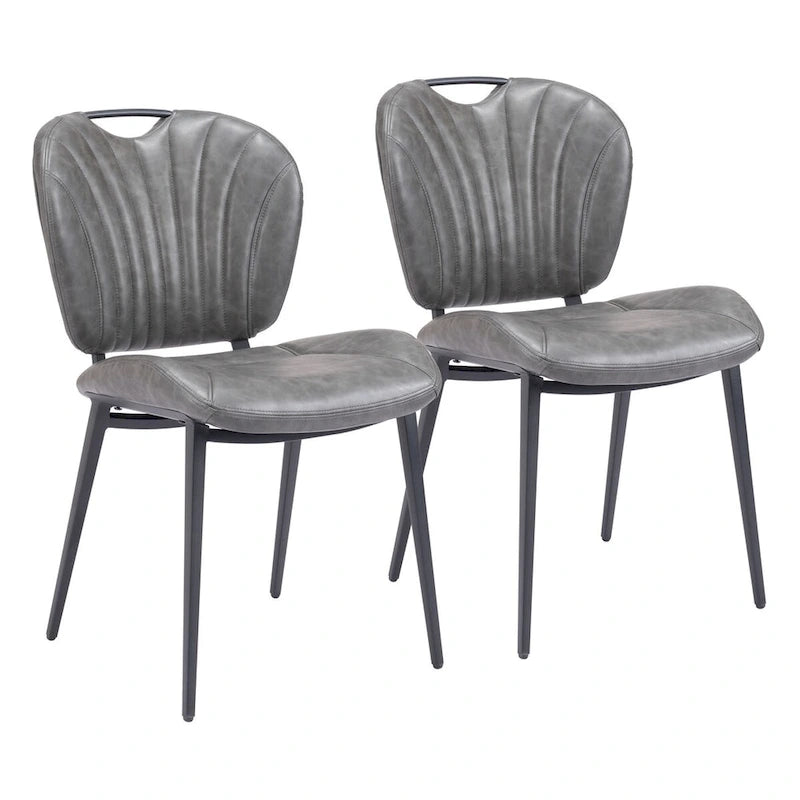 Chaise de salle à manger Terrence (lot de 2) - Produit 1 (po) : 18,9 L x 24,8 P x 33,5 H