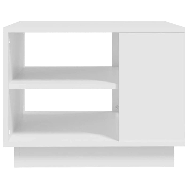 vidaXL Stolik kawowy stolik pomocniczy boczny stolik pod sofę do salonu, materiał drewnopochodny - 55 x 55 x 43 cm