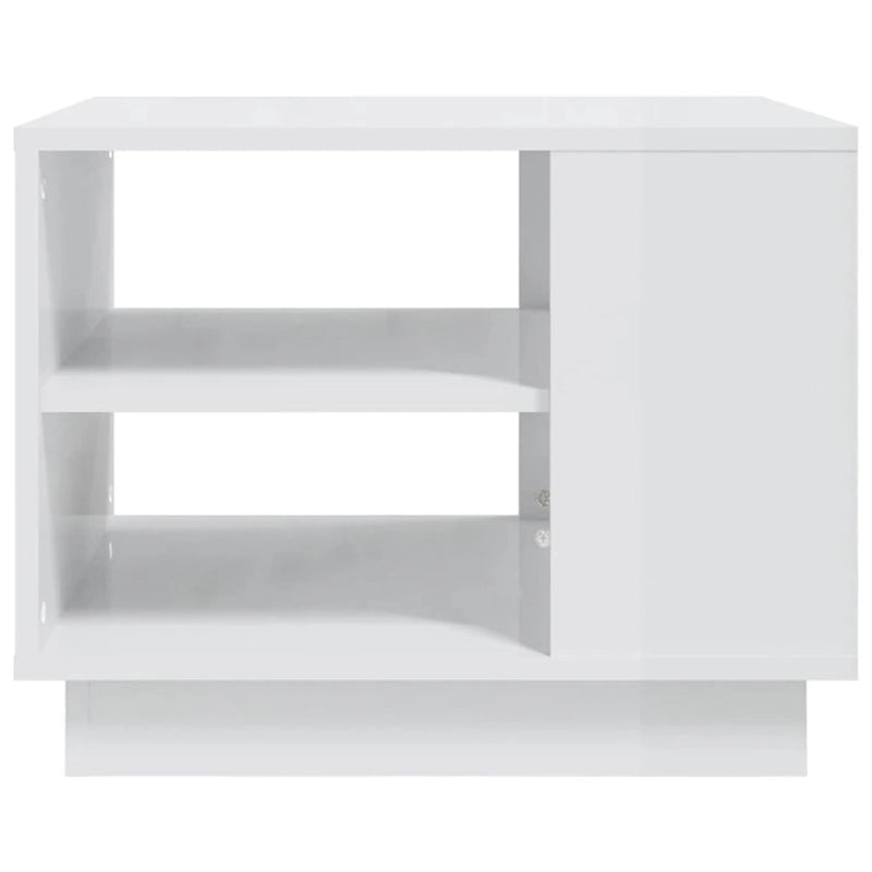 vidaXL Stolik kawowy stolik pomocniczy boczny stolik pod sofę do salonu, materiał drewnopochodny - 55 x 55 x 43 cm