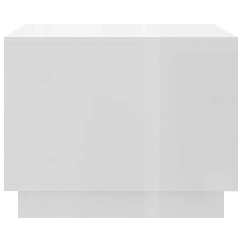 vidaXL Stolik kawowy stolik pomocniczy boczny stolik pod sofę do salonu, materiał drewnopochodny - 55 x 55 x 43 cm