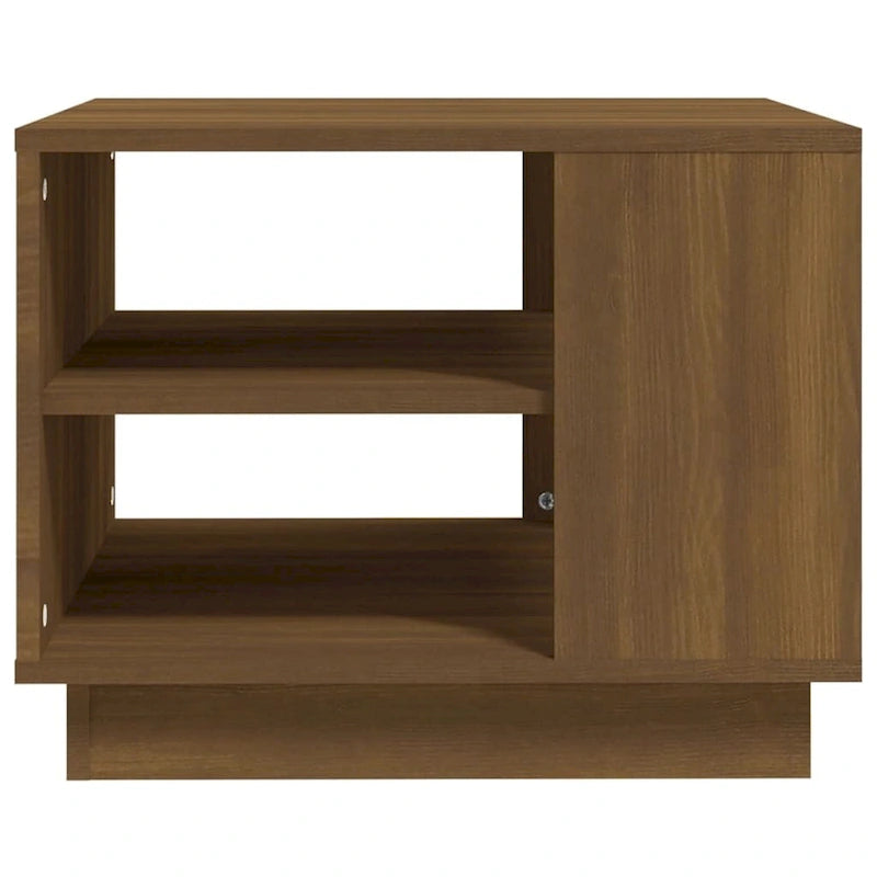 vidaXL Stolik kawowy stolik pomocniczy boczny stolik pod sofę do salonu, materiał drewnopochodny - 55 x 55 x 43 cm