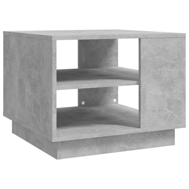 vidaXL Stolik kawowy stolik pomocniczy boczny stolik pod sofę do salonu, materiał drewnopochodny - 55 x 55 x 43 cm