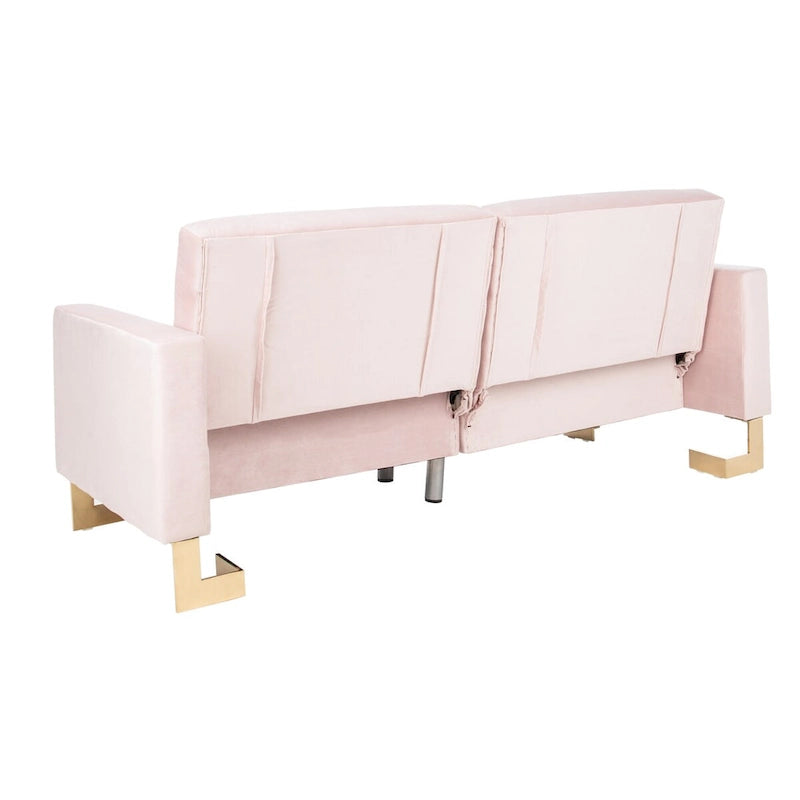 SAFAVIEH Spring Canapé-lit deux-en-un moderne pliable beige