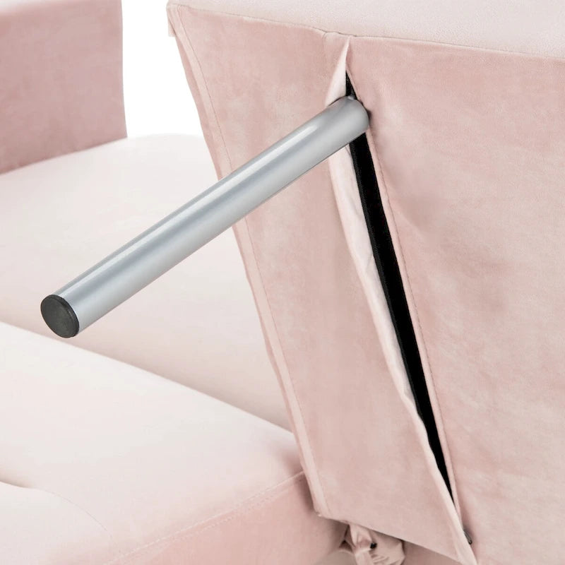 SAFAVIEH Spring Canapé-lit deux-en-un moderne pliable beige