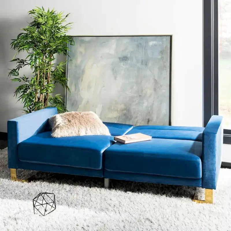 SAFAVIEH Spring Canapé-lit deux-en-un moderne pliable beige