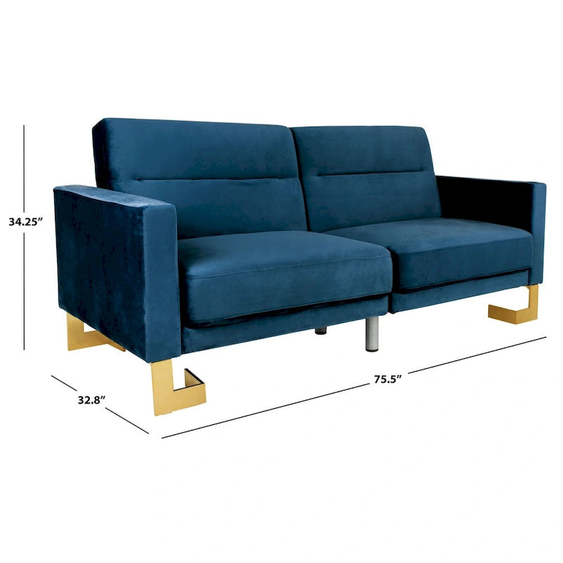 SAFAVIEH Spring Canapé-lit deux-en-un moderne pliable beige