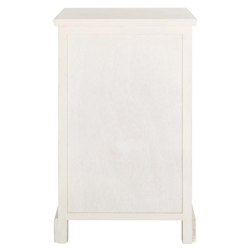 SAFAVIEH Clemie, table d'appoint de rangement grise - 17,7 x 13,8 x 29,9 - 18Wx14Dx30H
