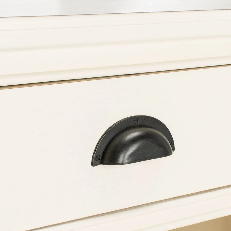 SAFAVIEH Clemie, table d'appoint de rangement grise - 17,7 x 13,8 x 29,9 - 18Wx14Dx30H