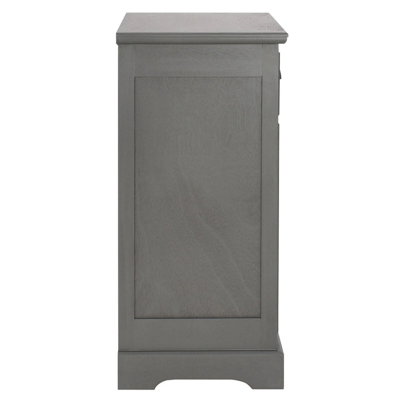 SAFAVIEH Clemie, table d'appoint de rangement grise - 17,7 x 13,8 x 29,9 - 18Wx14Dx30H
