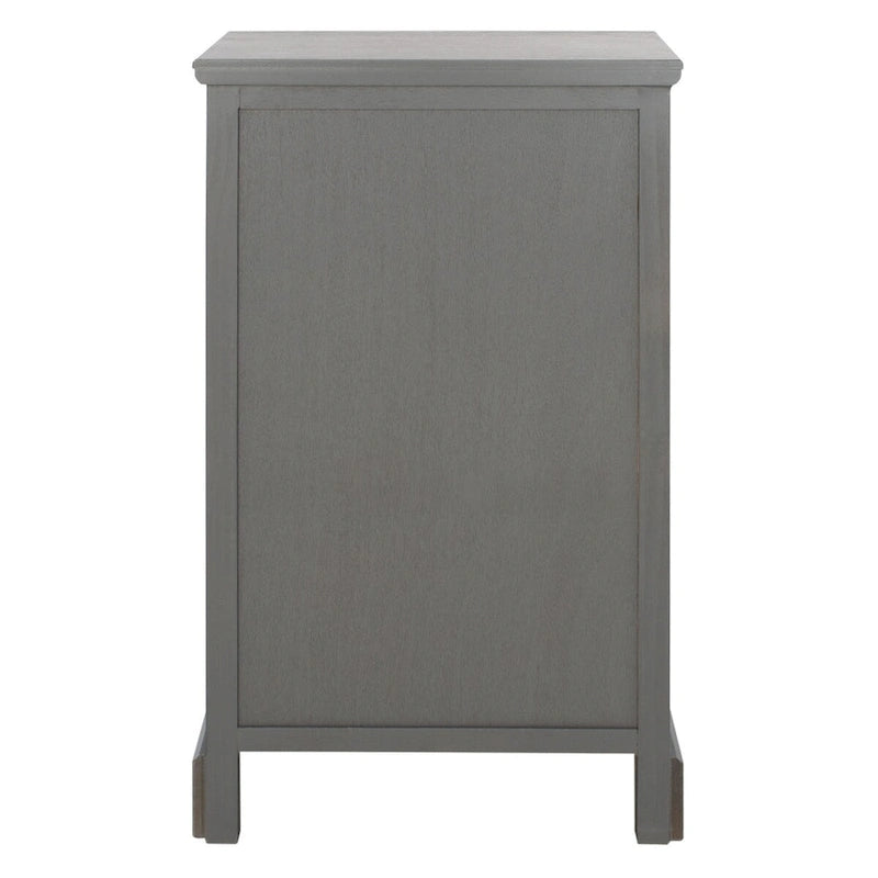 SAFAVIEH Clemie, table d'appoint de rangement grise - 17,7 x 13,8 x 29,9 - 18Wx14Dx30H
