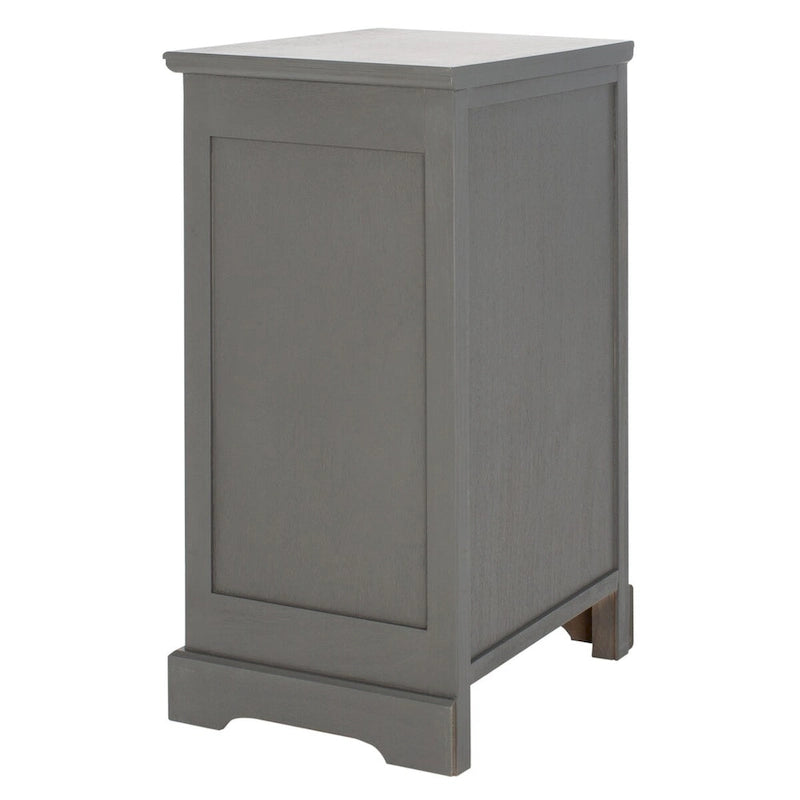 SAFAVIEH Clemie, table d'appoint de rangement grise - 17,7 x 13,8 x 29,9 - 18Wx14Dx30H