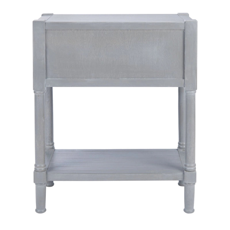 Console de table SAFAVIEH Philomene vieillie blanche à 3 tiroirs - 23,5 L x 13 P x 29,5 H - 24Lx13Px30H