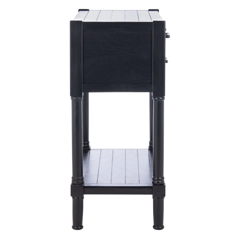 Console de table SAFAVIEH Philomene vieillie blanche à 3 tiroirs - 23,5 L x 13 P x 29,5 H - 24Lx13Px30H