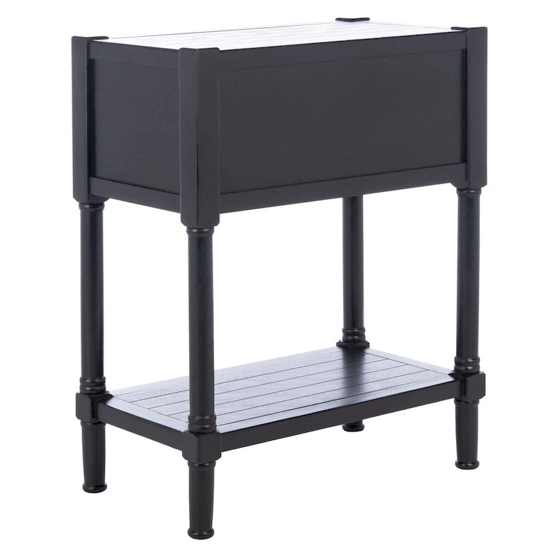 Console de table SAFAVIEH Philomene vieillie blanche à 3 tiroirs - 23,5 L x 13 P x 29,5 H - 24Lx13Px30H