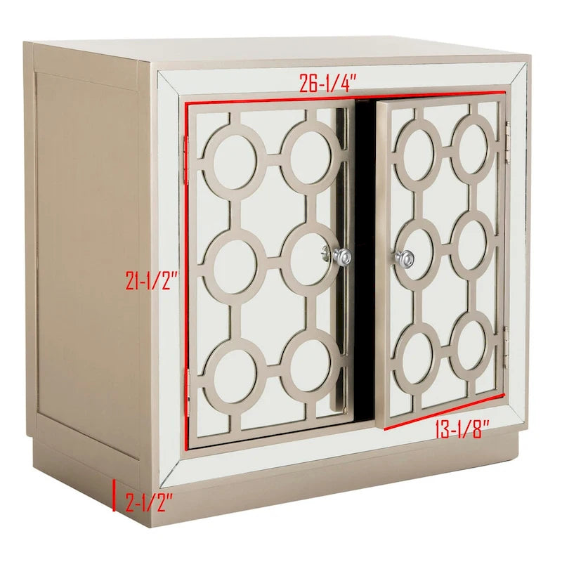 SAFAVIEH Achsah 2-drzwiowa Komoda - 32Wx16Dx29H